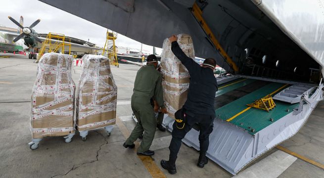 Gobierno traslada dos toneladas de material médico y tres ventiladores mecánicos a Yurimaguas