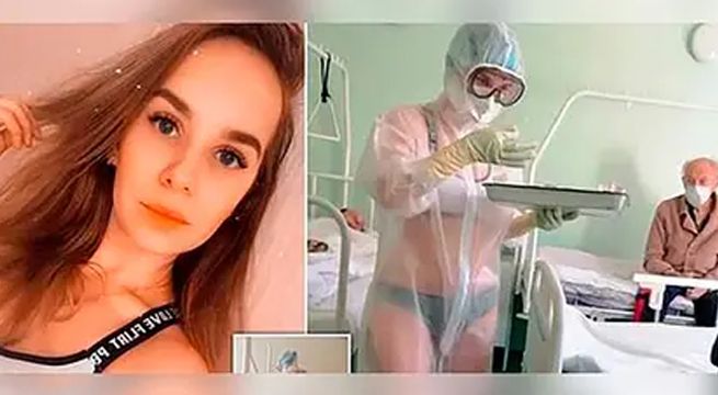 Enfermera es sancionada luego de atender a pacientes de coronavirus en ropa interior