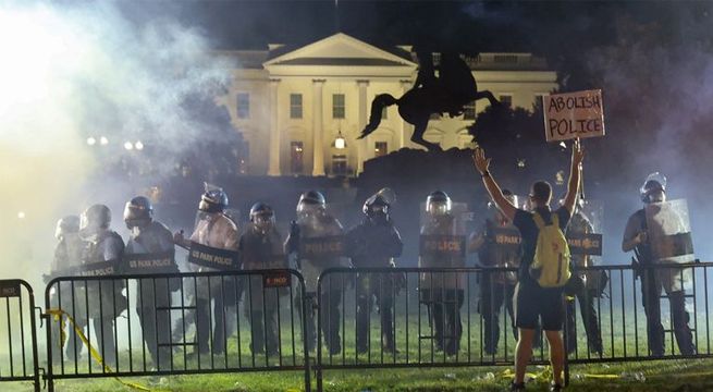 Casa Blanca llama a la ley y el orden tras los disturbios del fin de semana [VIDEO]