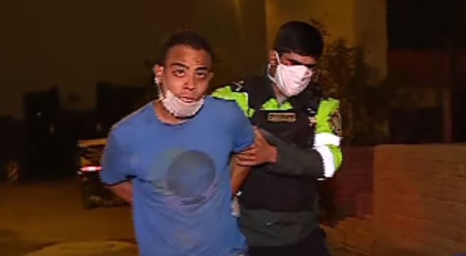 Cercado de Lima: detienen a sujeto que robaba casas durante toque de queda [VIDEO]