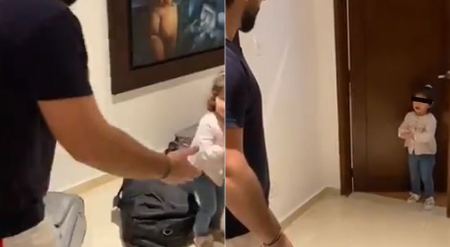 Niña que le negó un abrazo a su padre: “Cuando vienes de la calle debes bañarte y lavarte las manos