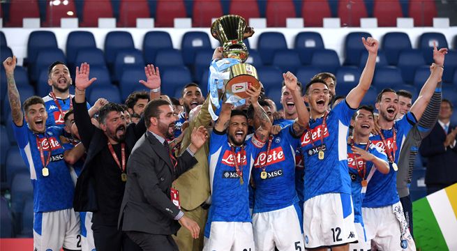 Napoli vence por penales a la Juventus y se consagra campeón de la Copa Italia
