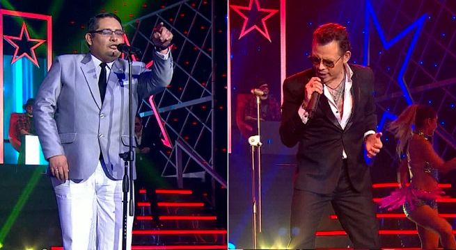 ‘Marc Anthony’ llegó al programa para retar a ‘Gilberto Santa Rosa’
