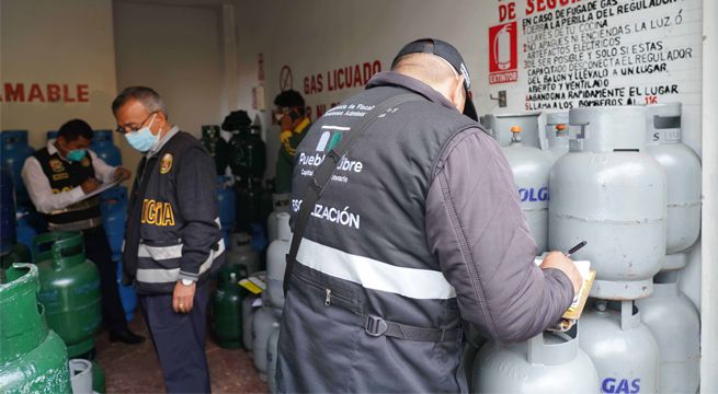 Clausuran depósito clandestino donde se almacenaba más de 200 balones de gas en Pueblo Libre