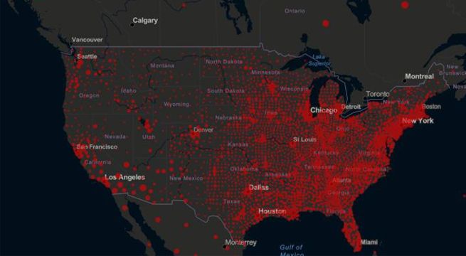 Estados Unidos sufre su segundo mayor aumento de casos de coronavirus desde el inicio de la crisis
