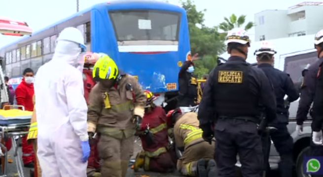 Surco: joven venezolano murió tras choque múltiple en la Panamericana Sur