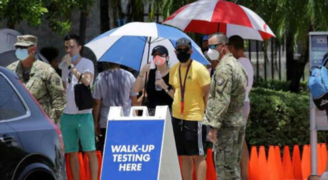Estado de Florida reportó más de 10 mil nuevos casos de coronavirus en un día