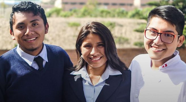 Alumnos de Fundación Pachacútec reciben donación de alimentos y pago de estudios
