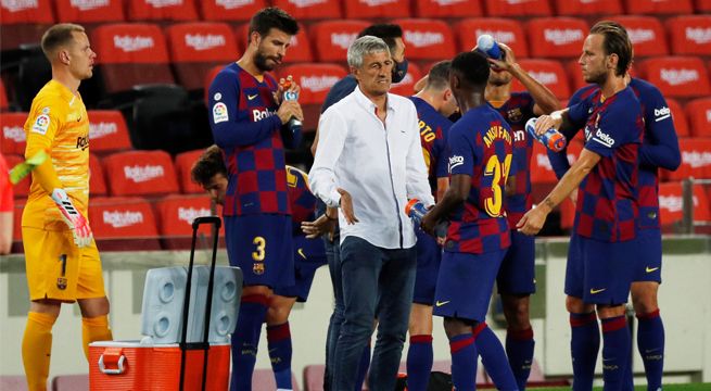 Quique Setién con posibilidades de dejar el FC Barcelona, según Betsson
