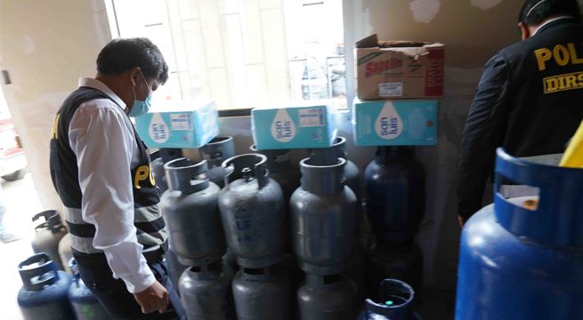 Policía y Municipalidad de Pueblo Libre clausuran depósito clandestino de balones de gas