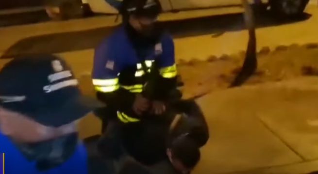 Ladrones de autopartes son detenidos por serenos en San Luis [VIDEO]