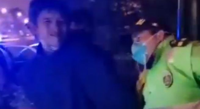 Ladrón estalló en llanto tras ser detenido entrando a peluquería en San Luis