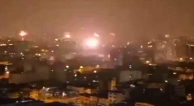 Fuegos artificiales sorprendieron a vecinos de Lima en la medianoche [VIDEO]