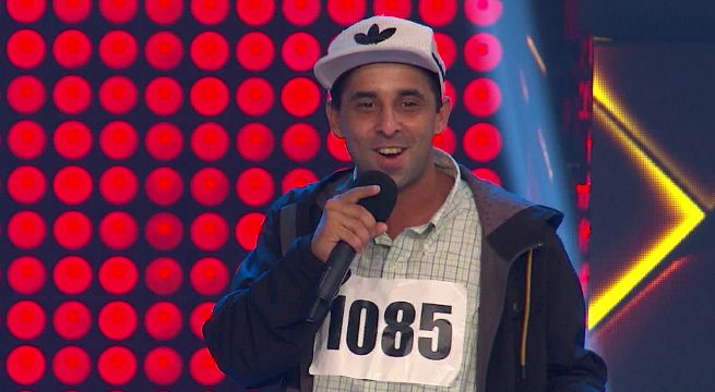 Imitador de Don Chezina sorprendió al jurado con su buena energía
