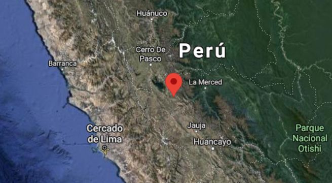Sismo de magnitud 4.9 se produjo esta noche en Junín