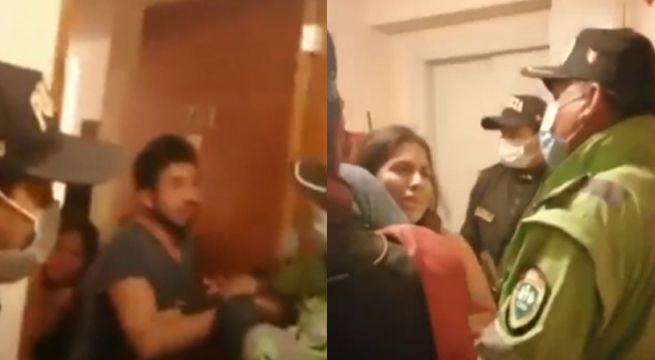 Parejas en estado de ebriedad armaron escándalo tras ser intervenidas [VIDEO]