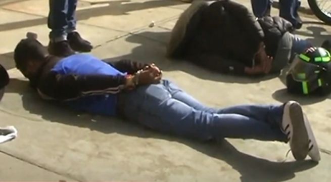 Los Olivos: policías frustran asalto de minimarket tras balacera [VIDEO]