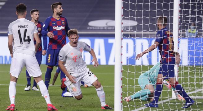 Bayern Múnich humilla al Barcelona y clasifica a las semifinales de la Champions League