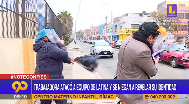 Mujer maltrataba a personas que hacían cola por prueba de Covid-19 [VIDEO]