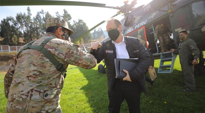 Gobierno ayuda a Huancavelica en la lucha contra el Covid-19