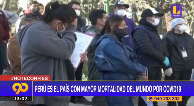 #Covid19: Perú: Perú es el país con mayor mortalidad en el mundo por Covid-19