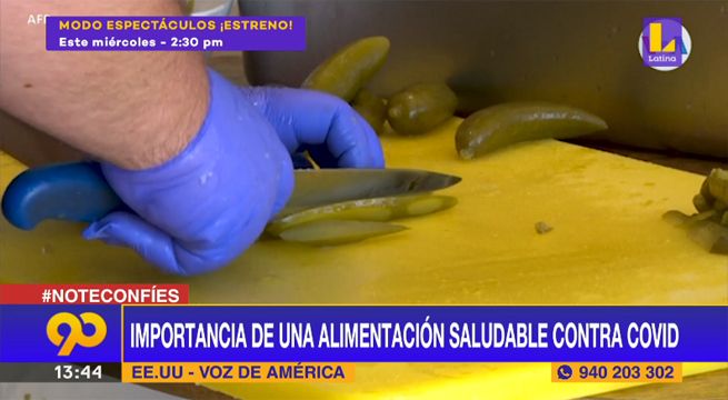 #Covid19: La importancia de una alimentación saludable contra el coronavirus [VIDEO]