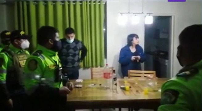 San Miguel: 15 intervenidos por reunirse en departamentos [Video]