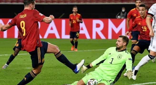 España rescata un empate en los descuentos ante Alemania por la Liga de las Naciones