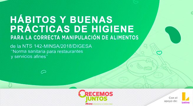 Aprende con Crecemos Juntos: Protocolos y buenas prácticas sanitarias en la manipulación de alimento