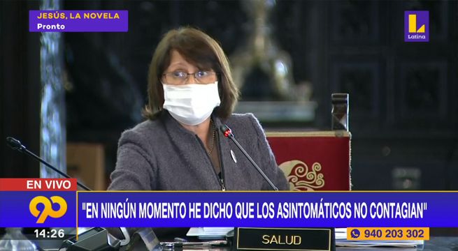 Pilar Mazzetti: “En ningún momento he dicho que los asintomáticos no contagian” [VIDEO]