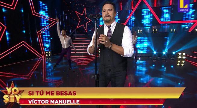 Imitador de Víctor Manuel cantó “Si tú me besas”