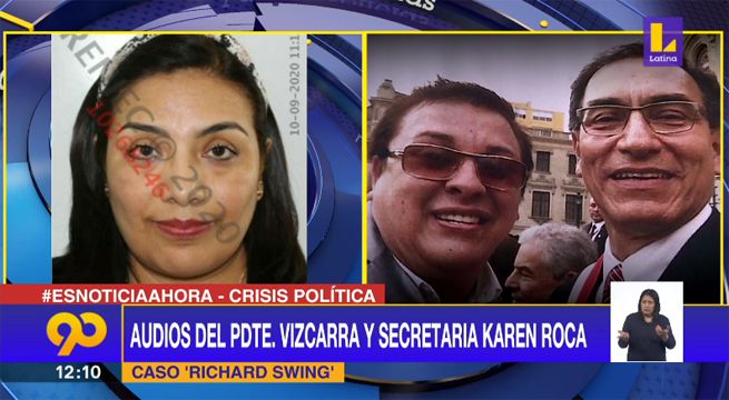 Caso ‘Richard Swing’: El segundo audio entre Martín Vizcarra y su asesora Karen Roca [VIDEO]