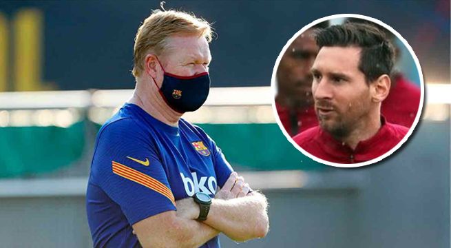 Por fin: Ronald Koeman rompió su silencio acerca de Lionel Messi [VIDEO]