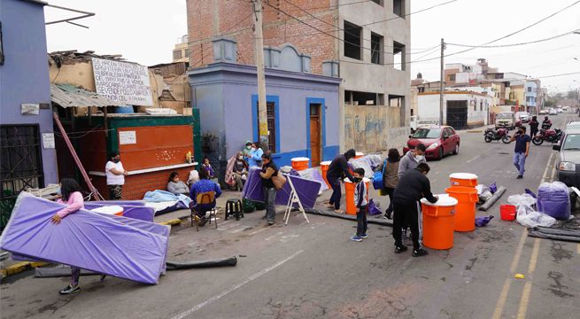 Municipalidad de Pueblo Libre entrega ayuda a damnificados de incendio en quinta