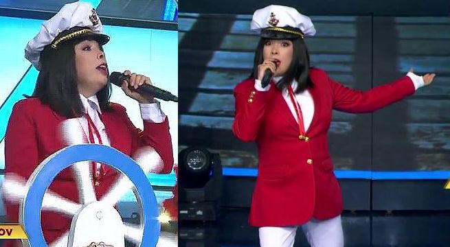 Imitadora de Yola Polastry cantó “Capitán de los 7 mares” en su más reciente gala