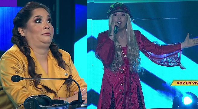 Imitadora de Yola Polastry interpretó “Eco” en la gala de este martes