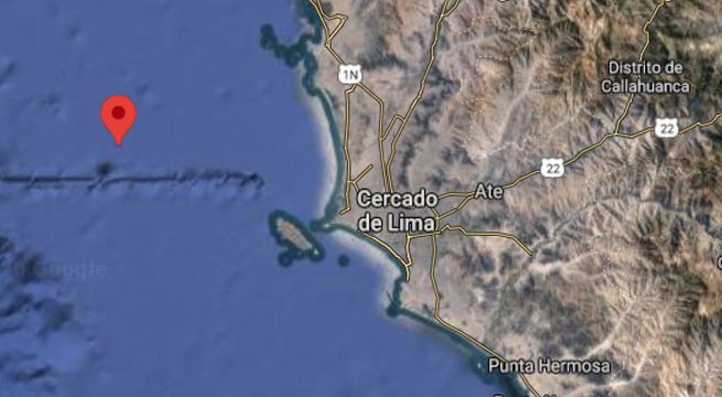 Sismo de magnitud 3.8 se reportó esta tarde en Ancón