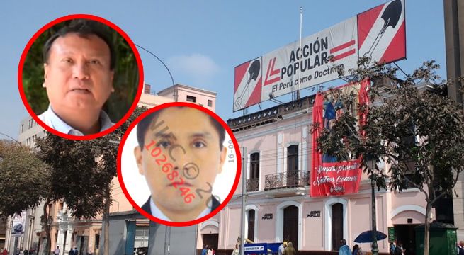 ¿Cuál es el vínculo de Santiago Arancibia y Daniel Huarcaya con Acción Popular?