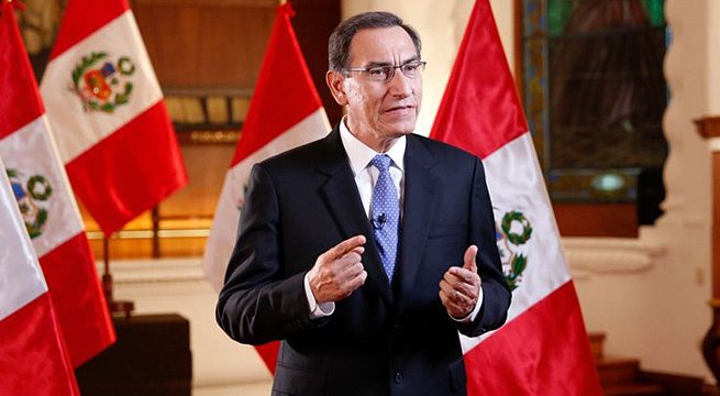 Presidente Martín Vizcarra se pronunció luego de que rechazaran su vacancia