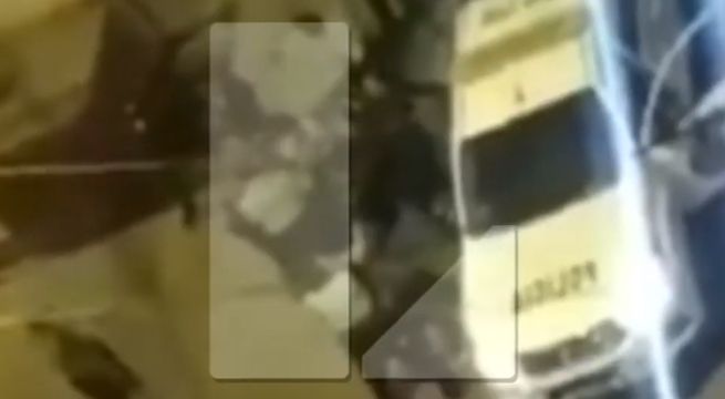 El Agustino: vecinos arrojan botellas a policías que intervenían a ebrios [VIDEO]