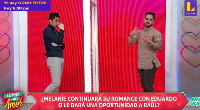 Melanie tomó la difícil decisión de elegir entre Eduardo y Raúl