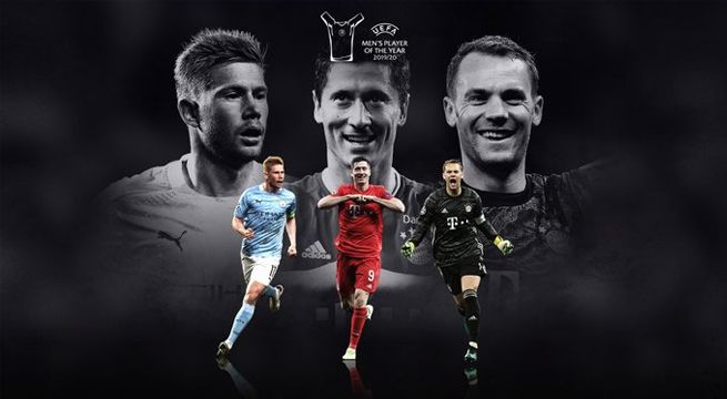 UEFA anunció a los candidatos para el mejor jugador del año