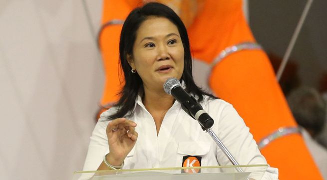 Keiko Fujimori anunció en Twitter su 