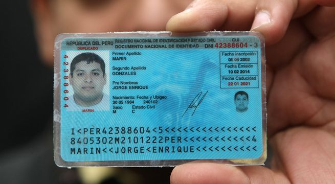 Reniec entregará DNI los sábados en Lima y Callao