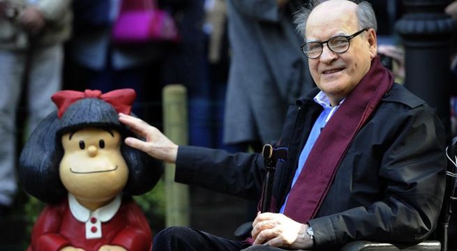 Quino, el creador de Mafalda, murió a los 88 años de edad