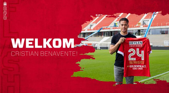 Cristian Benavente fue presentado como nuevo jugador del Royal Antwerp