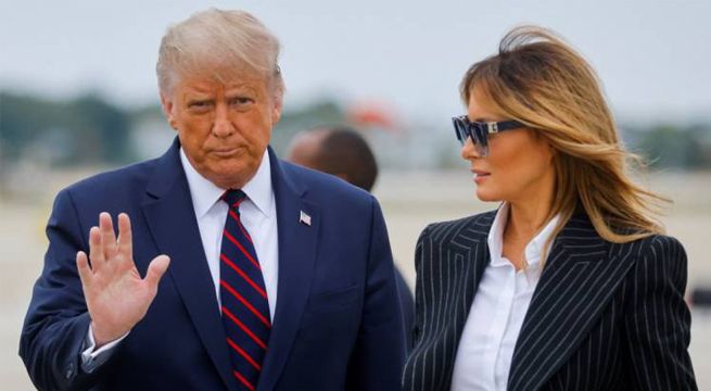 Donald Trump y su esposa dan positivo por Covid-19