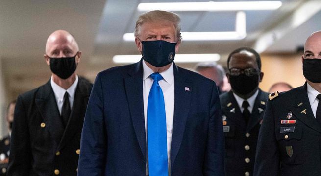 Donald Trump fue internado en Hospital Militar de Estados Unidos tras dar positivo a Covid-19 [Video