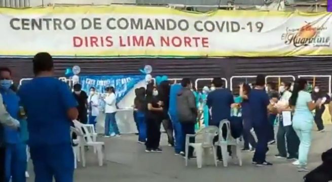 Personal de salud es captado bailando en Centro de Comando COVID-19 de Lima Norte [VIDEO]