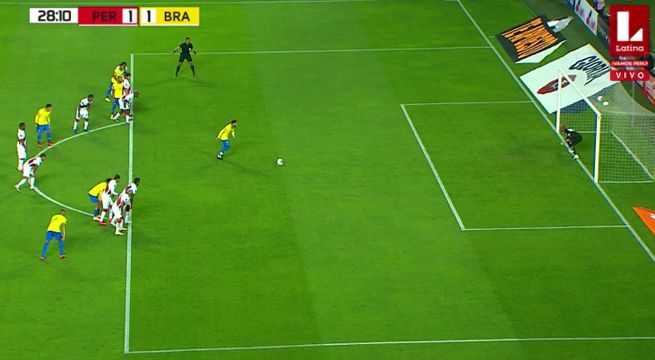 Perú vs. Brasil: Neymar empata el partido con gol de penal